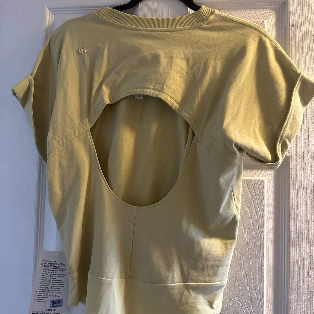 Lululemon  heavyweight cotton T-shirt bodysuit